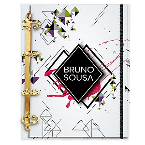 Fichário Personalizado Reposicionável: Masculino 12