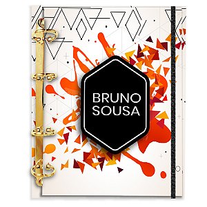 Fichário Personalizado Reposicionável: Masculino 16