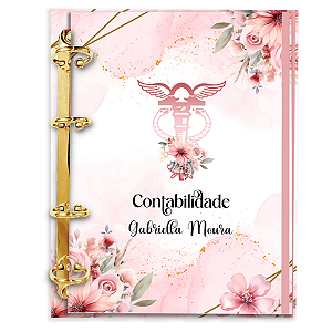 Agenda Fichário Personalizada Reposicionável: Contabilidade 01