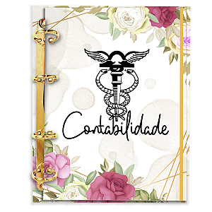 Agenda Fichário Personalizada Reposicionável: Contabilidade 02