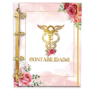 Agenda Fichário Personalizada Reposicionável: Contabilidade 03