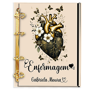 Agenda Fichário Personalizada Reposicionável: Enfermagem 03