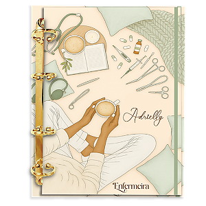 Agenda Fichário Personalizada Reposicionável: Enfermaagem 35