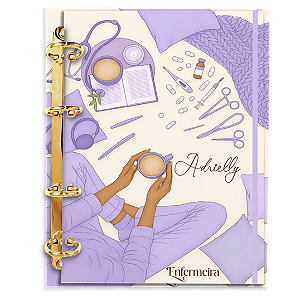 Agenda Fichário Personalizada Reposicionável: Enfermagem 07