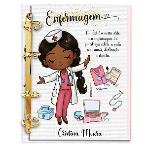 Agenda Fichário Personalizada Reposicionável: Enfermagem 09