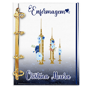 Agenda Fichário Personalizada Reposicionável: Enfermagem 30