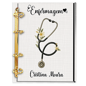 Agenda Fichário Personalizada Reposicionável: Enfermagem 30