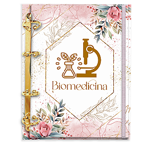 Agenda Fichário Personalizada Reposicionável: Biomedicina 03