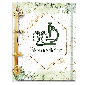 Agenda Fichário Personalizada Reposicionável: Biomedicina 04