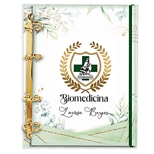 Agenda Fichário Personalizada Reposicionável: Biomedicina 10