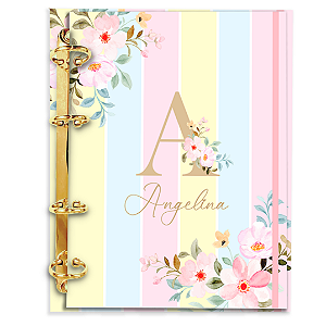 Agenda Fichário Personalizada Reposicionável: Alfabeto 11