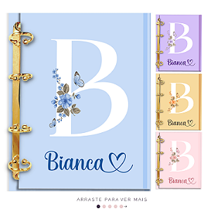 Agenda Fichário Reposicionável: Jardim de Borboletas