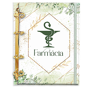 Agenda Fichário Personalizada Reposicionável: Farmácia 17