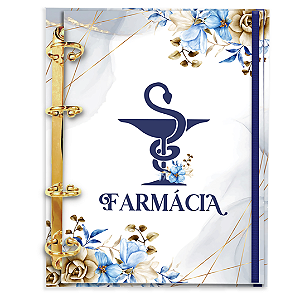 Agenda Fichário Personalizada Reposicionável: Farmácia 01