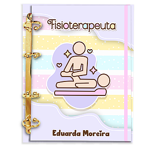Agenda Fichário Personalizada Reposicionável: Fisioterapia 02