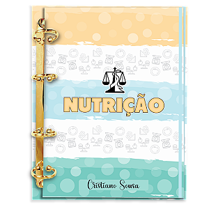 Agenda Fichário Personalizada Reposicionável: Nutrição 01