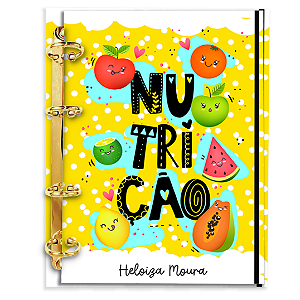 Agenda Fichário Personalizada Reposicionável: Nutrição 08