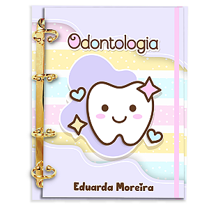 Agenda Fichário Personalizada Reposicionável: Odontologia 01