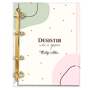 Fichário Personalizado Reposicionável Pautado: Frases Motivacionais Vd1