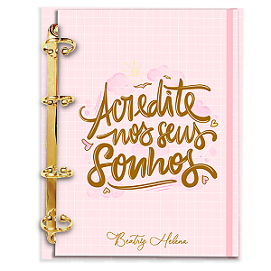 Fichário Personalizado Reposicionável Pautado: Frases Motivacionais 08