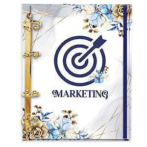 Fichário Personalizado Reposicionável Pautado: Marketing 02