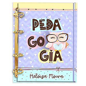 Fichário Personalizado Reposicionável Pautado: Pedagogia 03