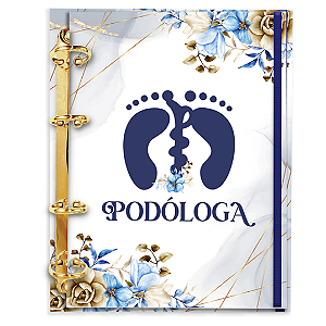 Fichário Personalizado Reposicionável Pautado: Podologia 01