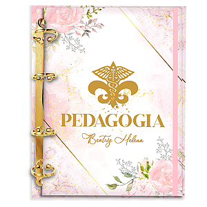 Fichário Personalizado Reposicionável Pautado: Pedagogia 04