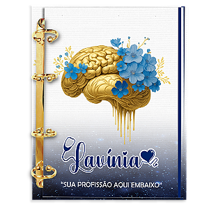 Fichário Personalizado Reposicionável Pautado:  Psicologia 09