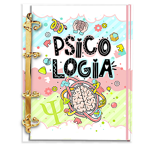 Fichário Personalizado Reposicionável Pautado:  Psicologia 15