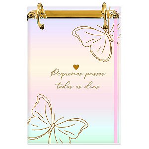 Bloco Fichário A5 Personalizado Reposicionável: Borboleta 23