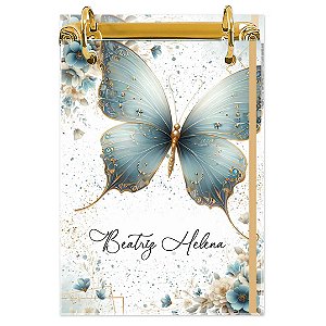 Bloco Fichário A5 Personalizado Reposicionável: Borboleta 10
