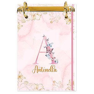 Bloco Fichário A5 Personalizado Reposicionável: Inicial do seu Nome 15