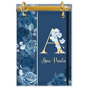 Bloco Fichário A5 Personalizado Reposicionável: Inicial do seu Nome 16