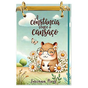 Bloco Fichário A5 Personalizado Reposicionável: Capivara 1