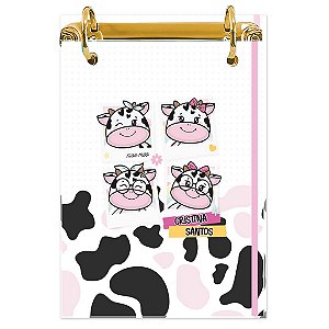 Bloco Fichário A5 Personalizado Reposicionável: Vaquinha