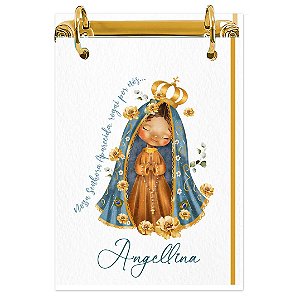 Bloco Fichário A5 Personalizado Reposicionável: NS. Aparecida 01