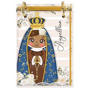 Bloco Fichário A5 Personalizado Reposicionável: NS. Aparecida 06