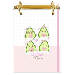 Bloco Fichário A5 Personalizado Reposicionável: Cacto 01