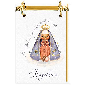 Bloco Fichário A5 Personalizado Reposicionável: NS. Aparecida 05