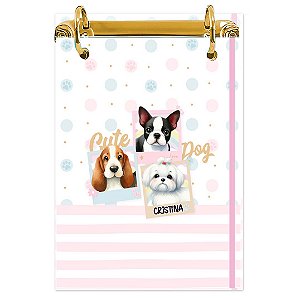 Bloco Fichário A5 Personalizado Reposicionável: Cachorrinho 01