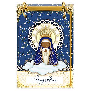 Bloco Fichário A5 Personalizado Reposicionável: NS. Aparecida 04