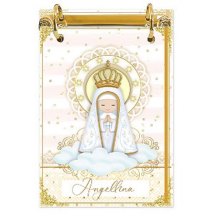 Bloco Fichário A5 Personalizado Reposicionável: NS. Aparecida 03