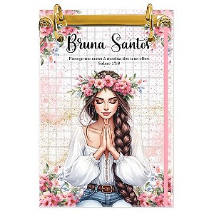 Bloco Fichário A5 Personalizado Reposicionável: Cristã 37