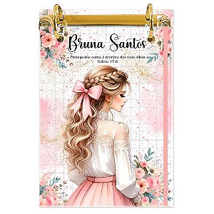 Bloco Fichário A5 Personalizado Reposicionável: Cristã 23