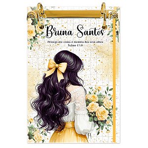 Bloco Fichário A5 Personalizado Reposicionável: Cristã 22