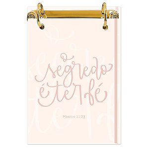 Bloco Fichário A5 Personalizado Reposicionável: Cristã 05