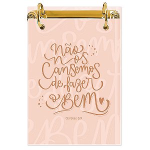 Bloco Fichário A5 Personalizado Reposicionável: Cristã 08