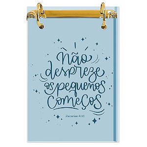 Bloco Fichário A5 Personalizado Reposicionável: Cristã 10