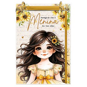 Bloco Fichário A5 Personalizado Reposicionável: Cristã 18